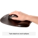 Tapis souris Fellowes Crystal Gel Handgelenkauflage, Black