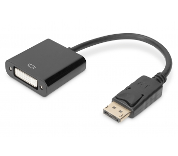 Adaptateur Ecran ASSMANN DISPLAYPORT ADAPTER CABLE 0.15MDP/ST-DVI-I(24+5)/BU