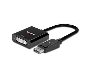 Adaptateur Ecran Lindy DisplayPort an DVI-D Adapter (aktiv) DisplayPort to DVI-D F