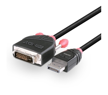 Adaptateur Ecran Lindy Kabel DisplayPort/DVI-D 1m DP Stecker an DVI-D Stecker