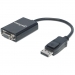 Manhattan DisplayPort Adapter Manhattan St/Bu DP-HD15, Black
