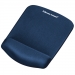 Tapis souris Fellowes Plushtouch Handgelenkauflage+blau