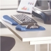 Tapis souris Fellowes Plushtouch Handgelenkauflage+blau