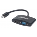 Manhattan Manhattan 2-in-1 Mini-DisplayPort-Adapter HDMI/VGA-Buchse 4K