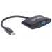 Manhattan Manhattan 2-in-1 Mini-DisplayPort-Adapter HDMI/VGA-Buchse 4K