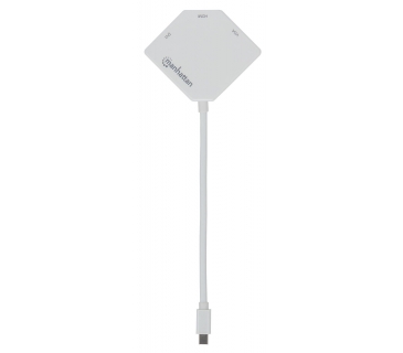 Adaptateur Ecran Manhattan Manhattan 3-in-14K Mini-DisplayPort-Adapter HDMI/DVI/VGA