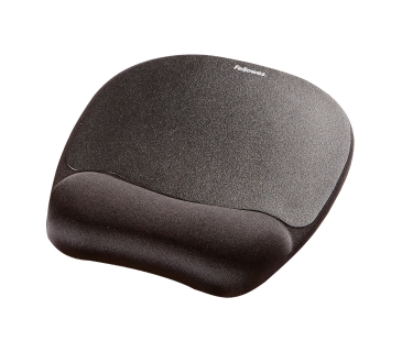 Tapis souris Fellowes + Handgelenkauflage Memory Foam Black