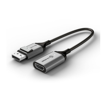 Adaptateur Ecran Alogic Alogic Adapter DPort 1.4 to HDMI 2.0 Ultra 4K 60H 20cm grau