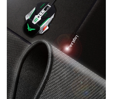 Tapis souris Logilink Mousepad, vernahte Kanten, 455x400mm, Black, Gr.XL