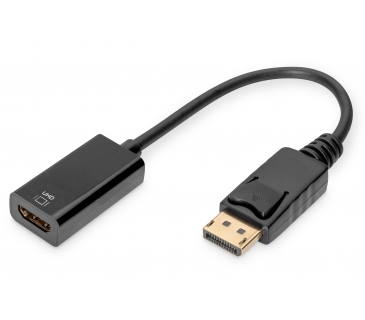 Adaptateur Ecran Digitus Aktiver DisplayPort Adapter/Konverter, DP auf HDMI