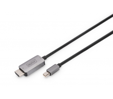 Adaptateur Ecran Digitus DisplayPort Adapterkabel mini DP-HDMI St/St 1.0m