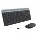 Clavier Microsoft Slim Wireless Keyboard and Mouse Combo MK470 - GRAPHITE - NL
