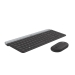 Clavier Microsoft Slim Wireless Keyboard and Mouse Combo MK470 - GRAPHITE - NL