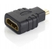 Equip Adapter microHDMI (Typ D) HDMI (Typ A) S/B Black - Equip