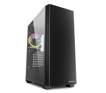 Boîtier Sharkoon VS9 RGB ATX 1xGlas Black