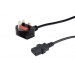 IEC-Stromkabel UK-BS1363 - C13 5m St/Bu Black - Equip