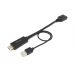 Equip HDMI Adapter Displayport St/Bu 0.15m 4K/60Hz sw - Equip