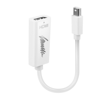 Adaptateur Ecran Lindy Mini-DPort an HDMI 4K Adapt (passiv) Mini DPort M HDMI F