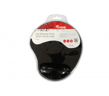 Tapis souris Equip Gel Maus-Pad 245014, Black, fuer alle Maustypen - Equip