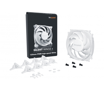 Ventilateurs Boîtier Be Quiet  Cooler 120*120*25 SilentWings 4 White PWM Highsp. - Be Quiet