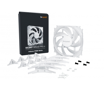 Ventilateurs Boîtier Be Quiet  Cooler 140*140*25 SilentWings Pro 4 White - Be Quiet