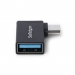 STARTECH.COM USB-C to USB-A Adapter Right-Angled USB 5Gbps 3A USB-C Male to USB-A Female Converter Metal Housing - Startech