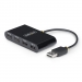 STARTECH.COM 4-Port USB 2.0 Hub USB Bus Powered Small Travel Mini USB Hub Multi-Port USB 2.0 Splitter Portable USB Hub - Startech