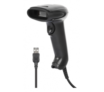 Code barre Manhattan 2D LED Barcodescanner 320mm 1,4m USB-Kabel Black