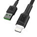 GreenCell USB Lightning (ST - ST) 1,2m GreenCell Backlight White LED Black
