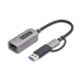 STARTECH.COM 2.5GbE USB-C to Ethernet Adapter with USB-A Converter NBASE-T NIC USB 3.0 Type-C 2.5/1G Multi Speed Network