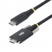 STARTECH.COM 3m 10ft USB-C Charging Cable Side Screw Locking 240W 5A PD EPR Dual-Layer Silicone/Braided Jacket Rugged USB 2.0 Cord U