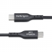 STARTECH.COM 1m 3ft USB-A to USB-C Charging Cable Charge & Sync 3A USB 2.0 TPE Jacket Black USB Charging Cord