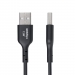 STARTECH.COM 1m 3ft USB-A to USB-C Charging Cable Charge & Sync 3A USB 2.0 TPE Jacket Black USB Charging Cord