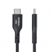 STARTECH.COM 1m 3ft USB-A to USB-C Charging Cable Charge & Sync 3A USB 2.0 TPE Jacket Black USB Charging Cord