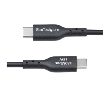 Câble USB STARTECH.COM 1m 3ft USB-A to USB-C Charging Cable Charge & Sync 3A USB 2.0 TPE Jacket Black USB Charging Cord