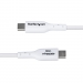 STARTECH.COM 1m 3ft USB-A to USB-C Charging Cable Charge & Sync 3A USB 2.0 TPE Jacket White USB Charging Cord