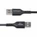 STARTECH.COM 2m 6.6ft USB-A to USB-C Charging Cable Charge & Sync 3A USB 2.0 TPE Jacket Black USB Charging Cord