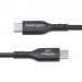 STARTECH.COM 2m 6.6ft USB-A to USB-C Charging Cable Charge & Sync 3A USB 2.0 TPE Jacket Black USB Charging Cord