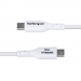 STARTECH.COM 2m 6.6ft USB-A to USB-C Charging Cable Charge & Sync 3A USB 2.0 TPE Jacket White USB Charging Cord