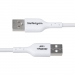 STARTECH.COM 2m 6.6ft USB-A to USB-C Charging Cable Charge & Sync 3A USB 2.0 TPE Jacket White USB Charging Cord