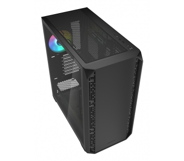 Boîtier Sharkoon AK2 RGB ATX 1xGlas schwa