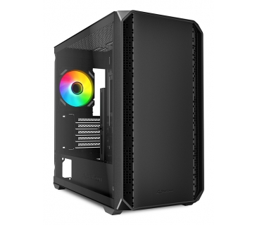 Boîtier Sharkoon MK2 RGB Micro-ATX 1xGlas schwa