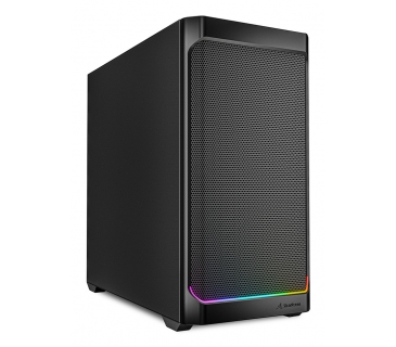 Boîtier Sharkoon MK4 RGB Micro-ATX 1xMetall schwa