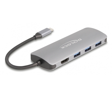 HUB Adapter USB / A / C Multi 7Port USB 10Gbps Hub und 4K HDMI Ausgang/USB Typ-C