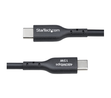 Câble USB STARTECH.COM 3m 9.8ft USB-A to USB-C Charging Cable Charge & Sync 3A USB 2.0 TPE Jacket Black USB Charging Cord