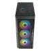 Boîtier Azza AZZA Fighter 290 Miditower black 4xARGB LÃ¼fter