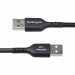 STARTECH.COM 4m 13ft USB-A to USB-C Charging Cable Charge & Sync 3A USB 2.0 TPE Jacket Black USB Charging Cord