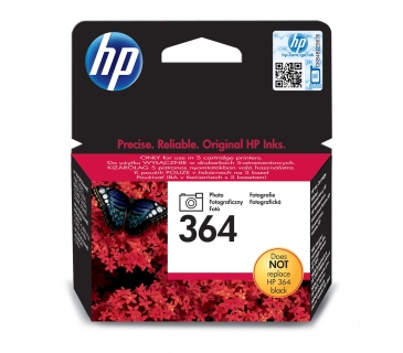 Cartouche d encre HP 364 inktcartridge foto Black standard capacity 3ml 1-pack met Vivera inkt - HP