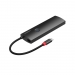 USB-C to HDMI mini dock, RJ45, HDMI 4K@60Hz, 3x USB A 3,2, PD up to 100W, with one click video shut-off function