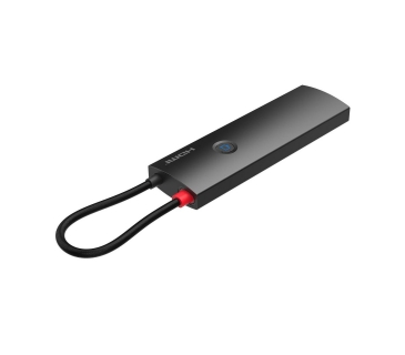HUB Adapter USB / A / C Multi USB-C to HDMI mini dock, RJ45, HDMI 4K@60Hz, 3x USB A 3,2, PD up to 100W, with one click video shut-off function